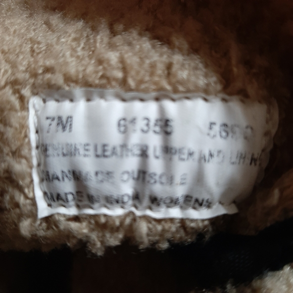 *SOLD* Timberland Suede Sherpa Lined Lace Up Ankle Boots 61355 - Picture 13 of 13